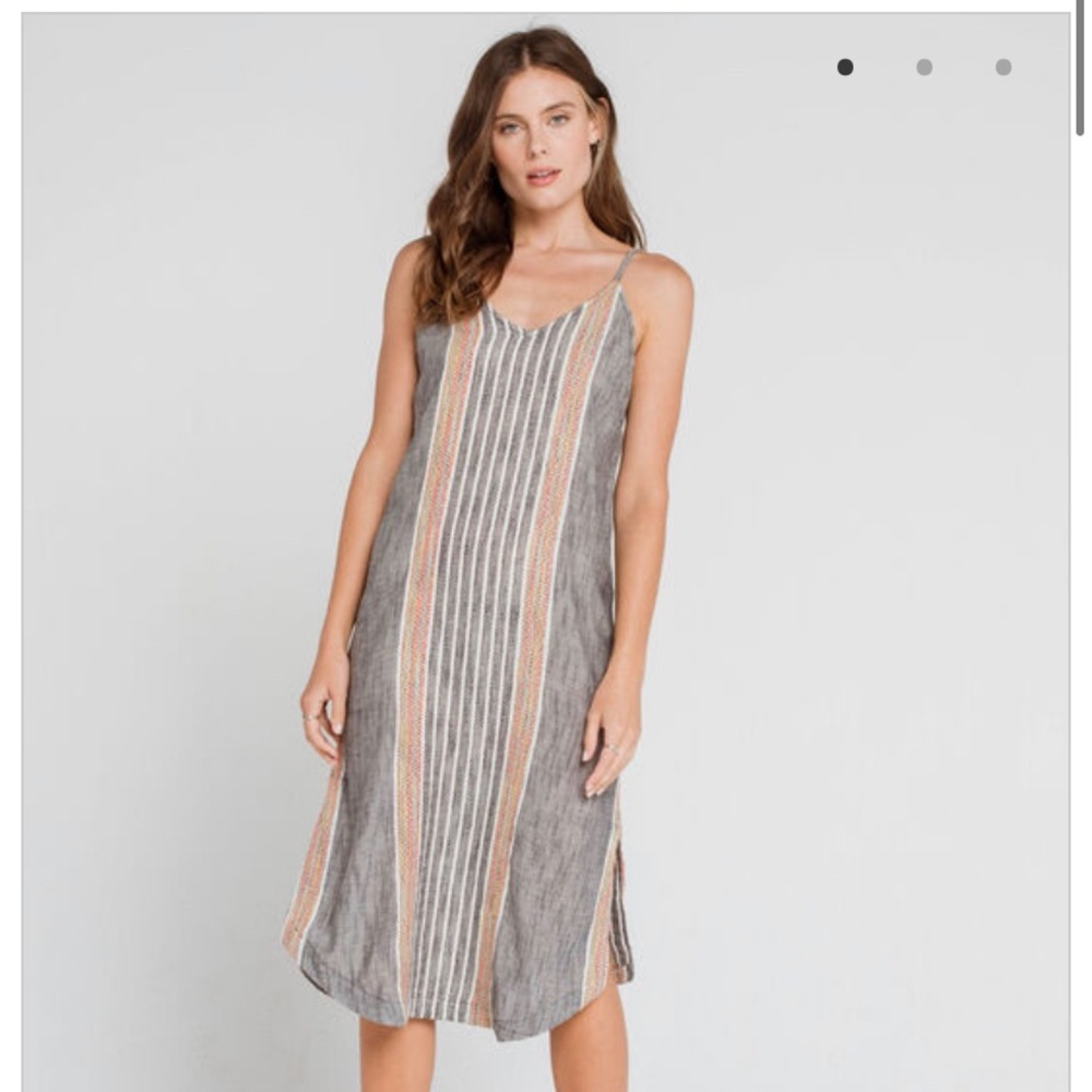 Baja Stripe Midi Beach Dress
